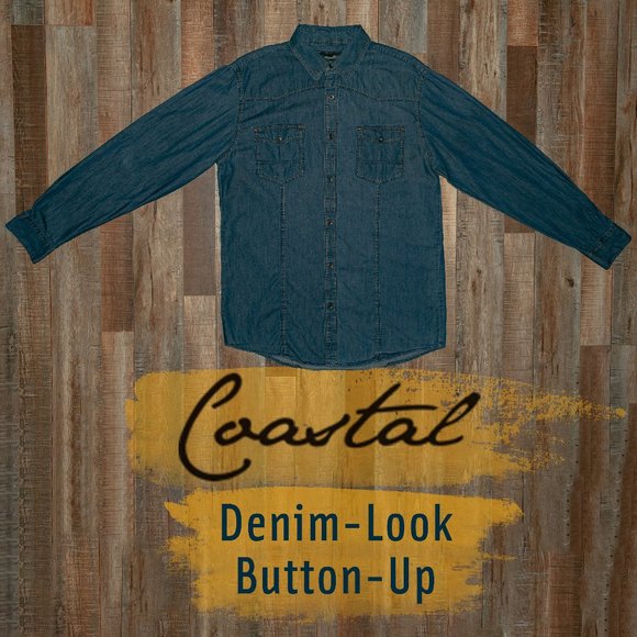 Coastal | Cotton Button-Down - Picture 1 of 7